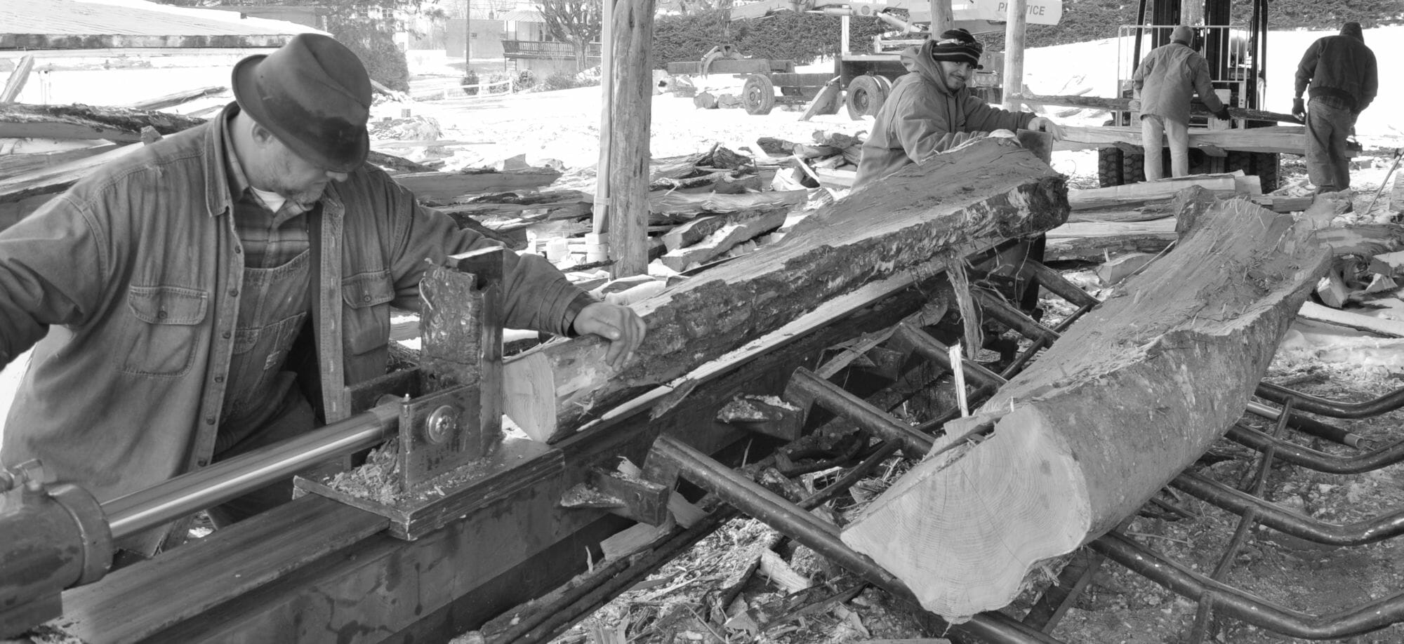 Bark House Split Rail Splitter - bw