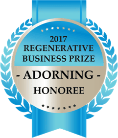 Bark House receives the prize for 2017 Regenerative Business Adorning for natural poplar bark shingles and wall treatments