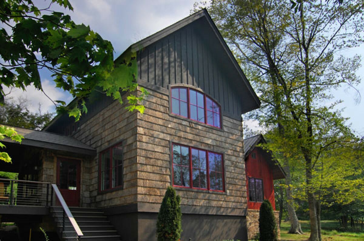 Eco Friendly Siding made of Poplar Bark - Banner Elk, NC