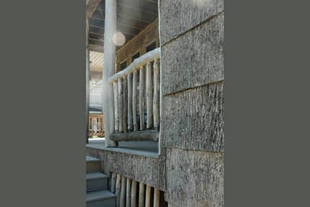 Natural Wood Panels and Peeled post locust port