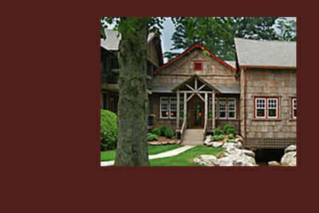 Natural Wood Shingles in Poplar Bark. Mountain Home.