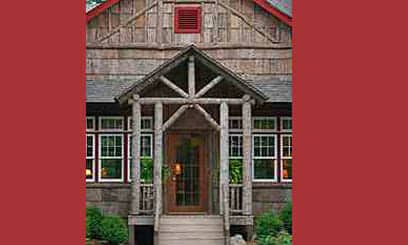 Poplar Bark Shingle Siding is a luxury housing trend