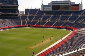 Empty Denver Broncos stadium