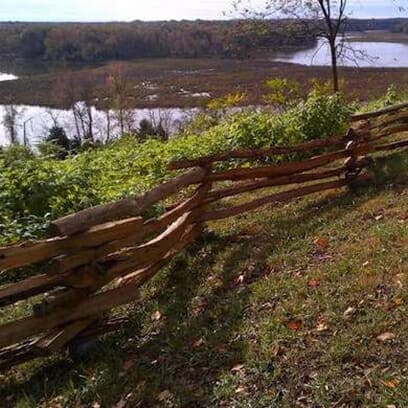 Black Locust Split Rail Fencing from The Bark House