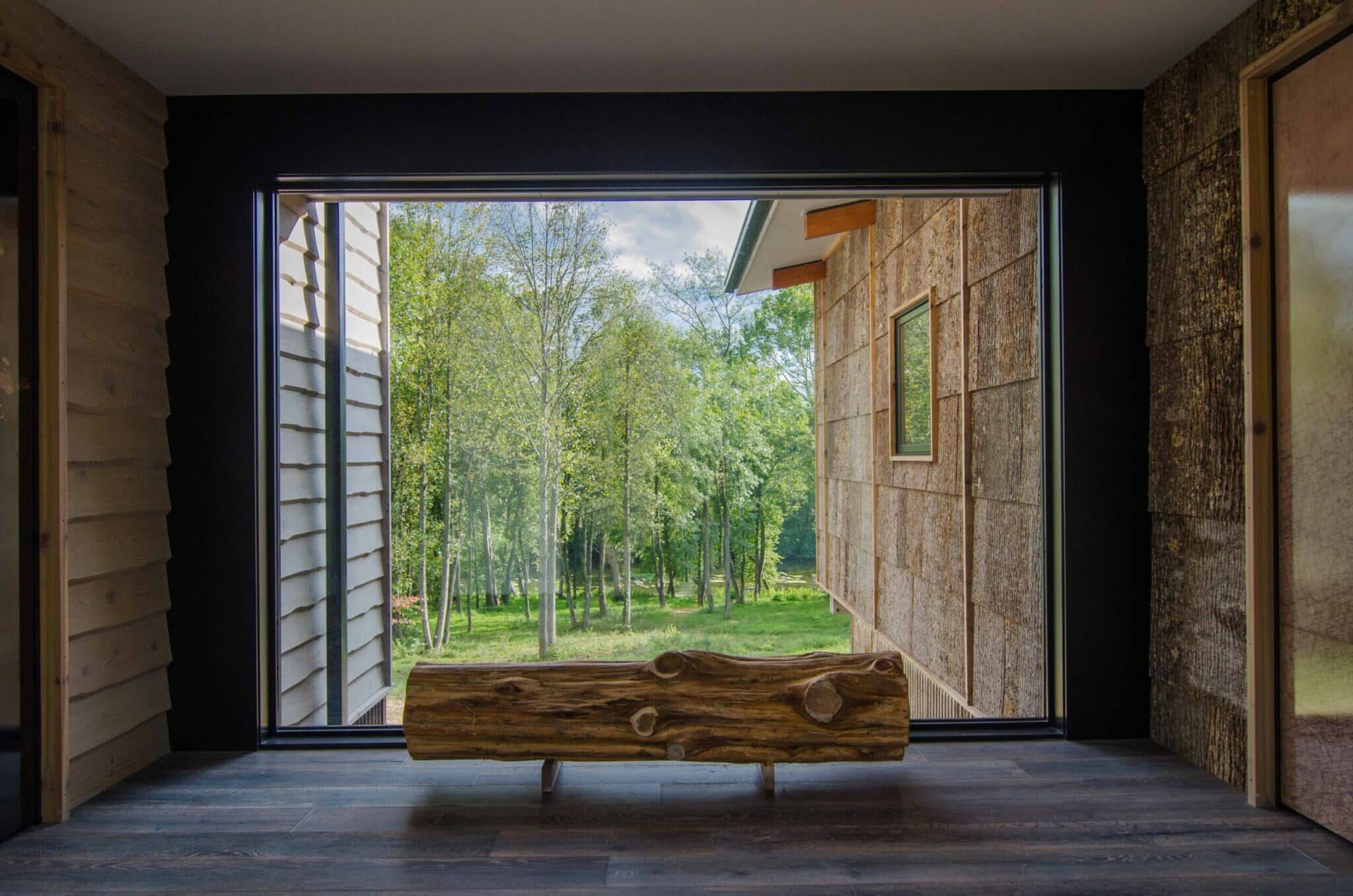 Bark House Tulip Poplar exterior bark shingle siding