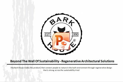 Bark House at Highland Craftsmen Inc Regenerative Architectural solutions PowerPoint Presentation image