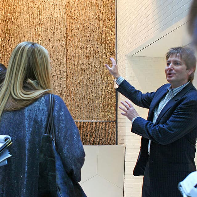 Bark House Wall covering panels in Parsons NYC