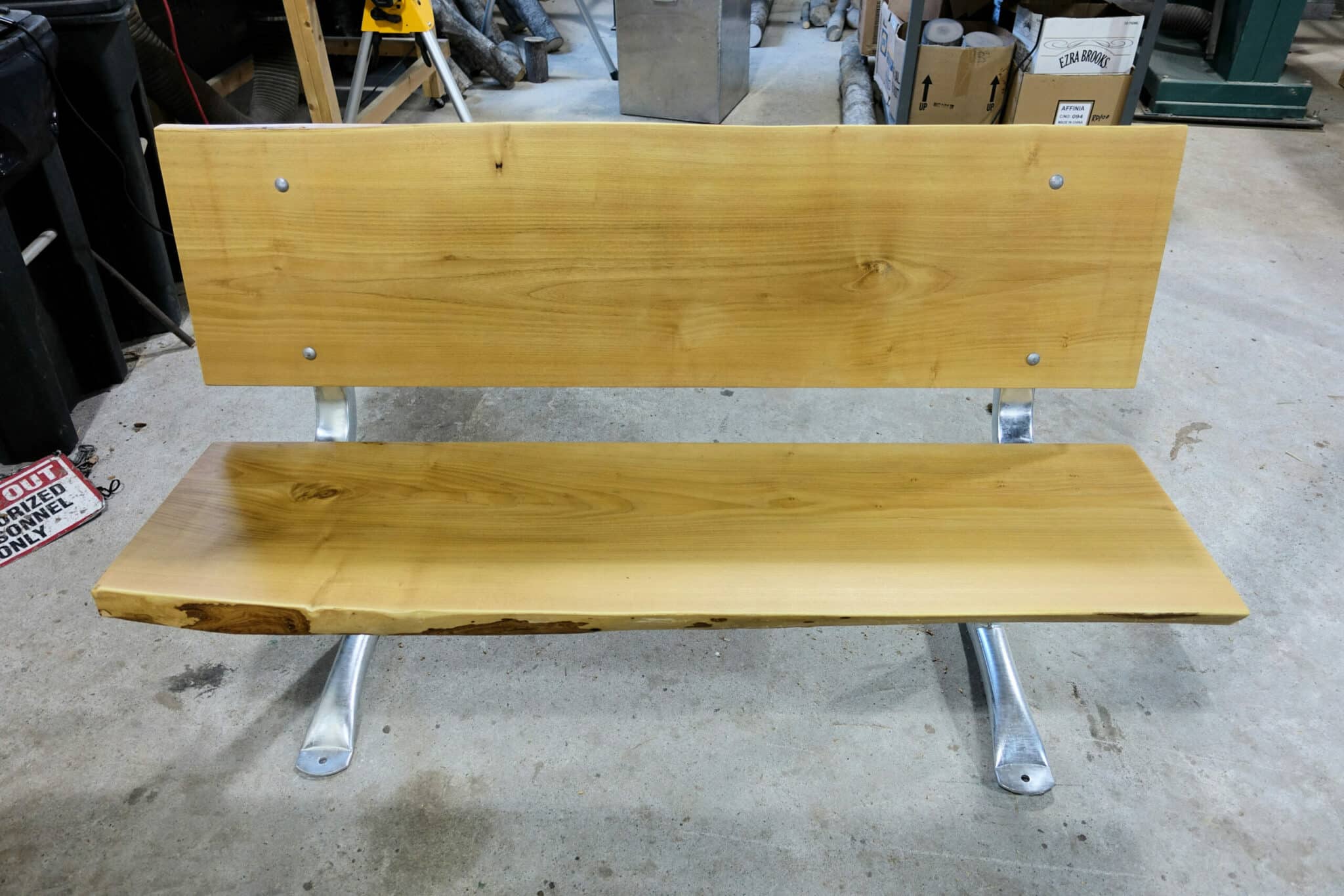 Bark Bench by Highland Craftsmen skilled craftsmen