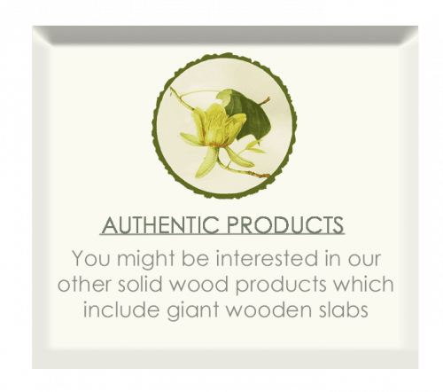 Bark House CTA Button - click to view our Authentic Products: Live Edge Wood Slab Catalog