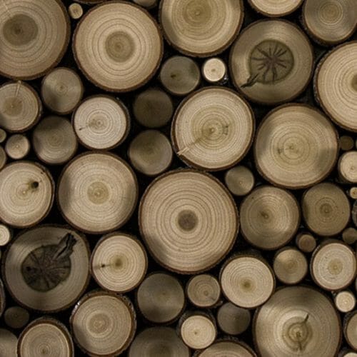 Bark House Custom Fabricated Poplar Pole End Cuts pieced together