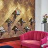 Bark House Cherry Leather Wall Panels Christian Louboutin 05