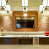 Bark House Fire Cherry Bark Wall Coverings WestBroad Residences Sink