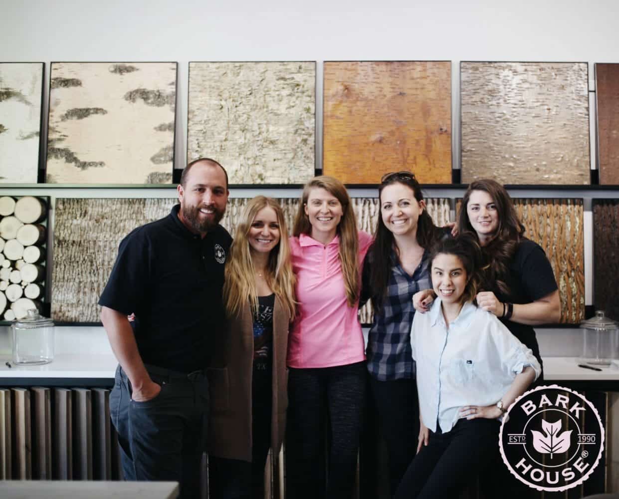 The crew of Earth Elements with Ryan Crawley of Bark House
