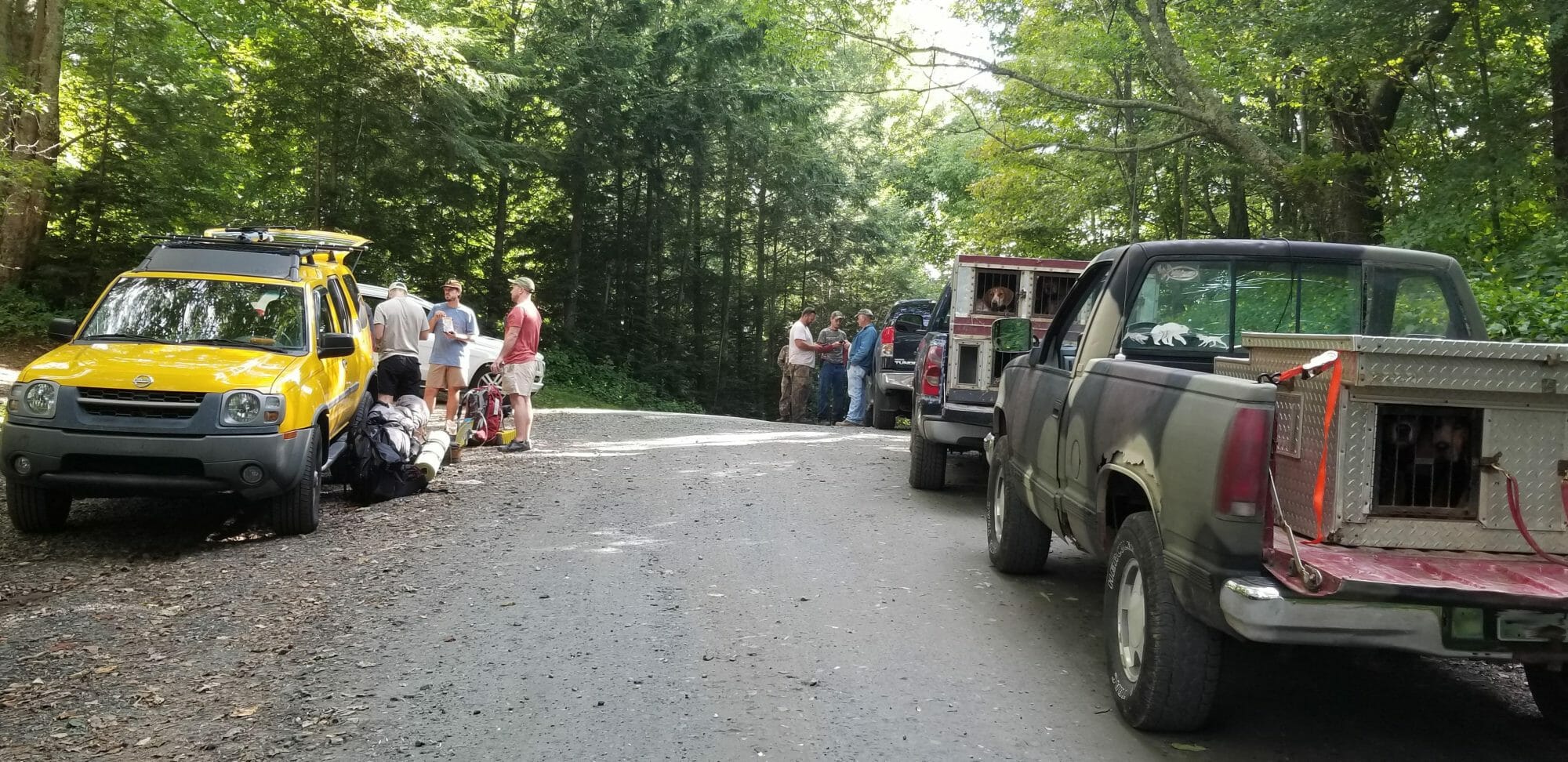 What Chris McCurry, Bark House, sees at Appalachian Trailhead