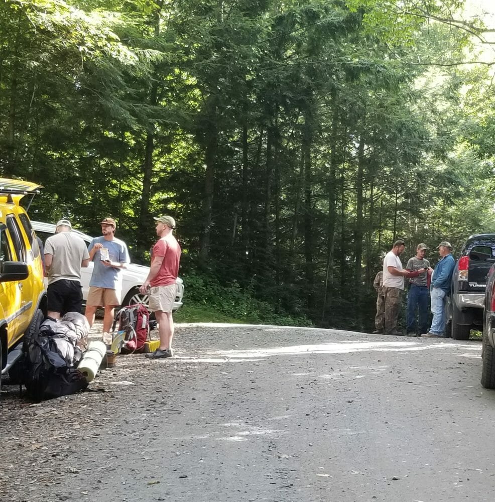 What Chris McCurry, Bark House, sees at Appalachian Trailhead