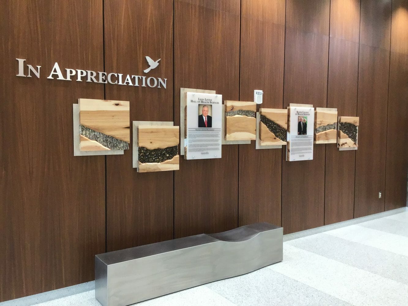 Bark House is pleased to be part of the Appalachian State Health Sciences Building In Appreciation Wall