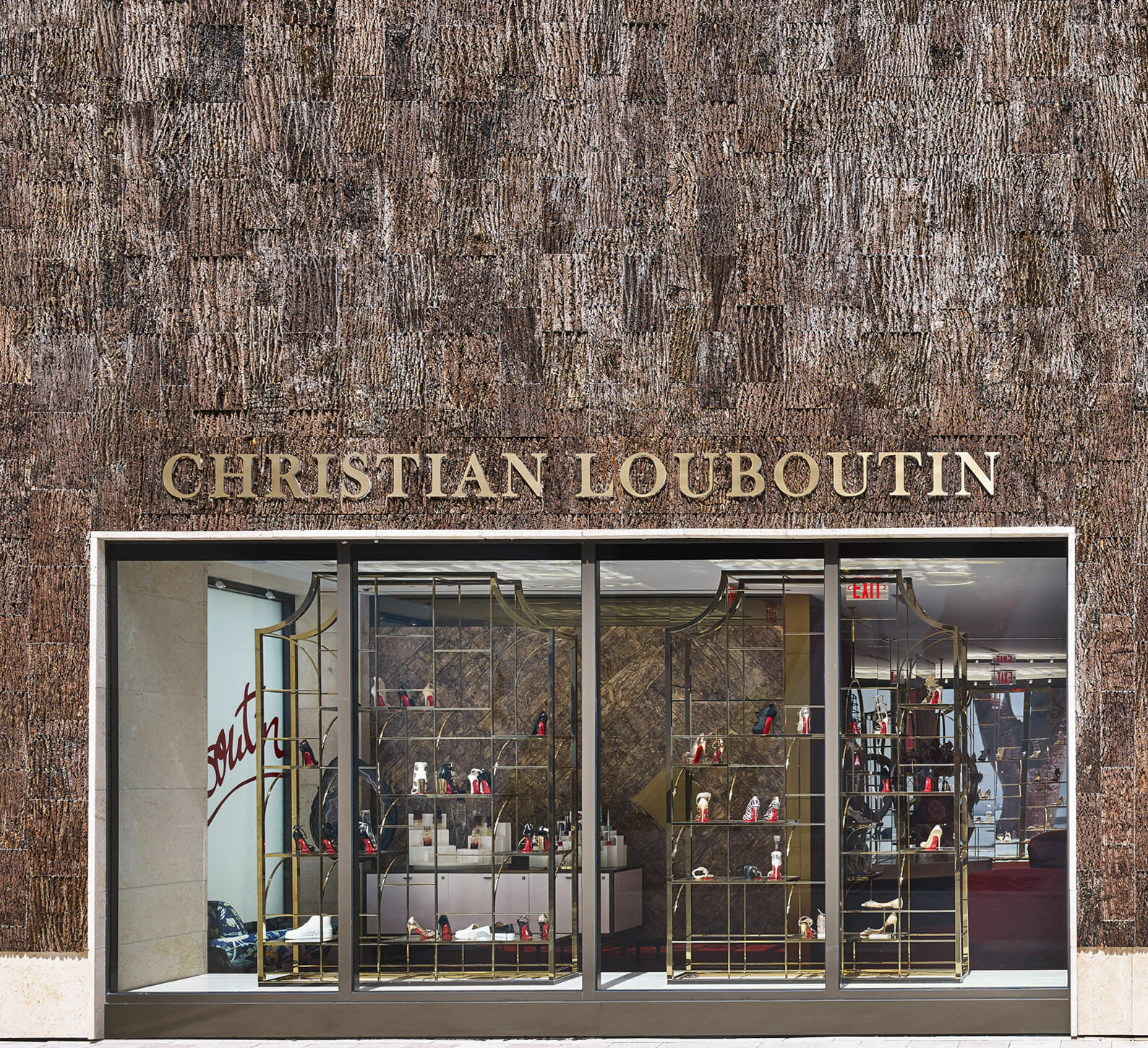 Christian Louboutin in Miami: Bark House Poplar Bark Exterior