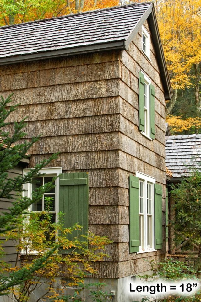 Poplar Bark Shingle Siding | Bark House®