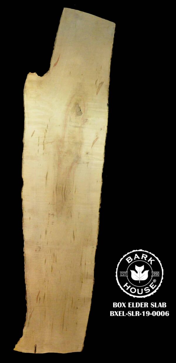 106″ Box Elder Live Edge Slab [BXEL-SLR-19-0006]