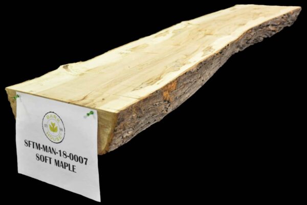 64" Maple Live Edge Mantel [SFTM-MAN-18-0007]