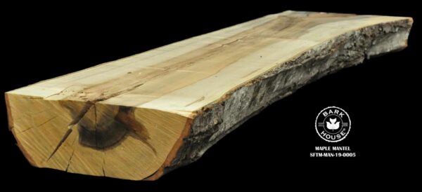 74″ Maple Live Edge Mantel [SFTM-MAN-19-0005]