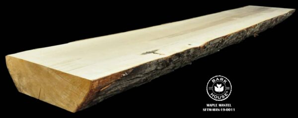 99″ Maple Live Edge Mantel [SFTM-MAN-19-0011]