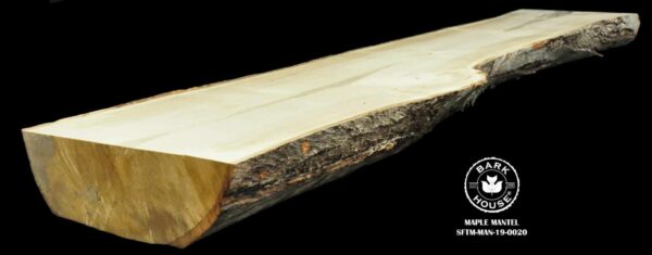 98″ Maple Live Edge Mantel [SFTM-MAN-19-0020]