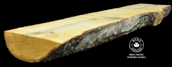 98″ Maple Live Edge Mantel [SFTM-MAN-19-0021]