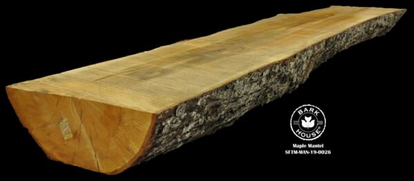 98″ Maple Live Edge Mantel [SFTM-MAN-19-0026]