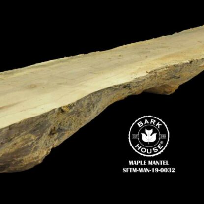 125″ Maple Live Edge Mantel [SFTM-MAN-19-0032]