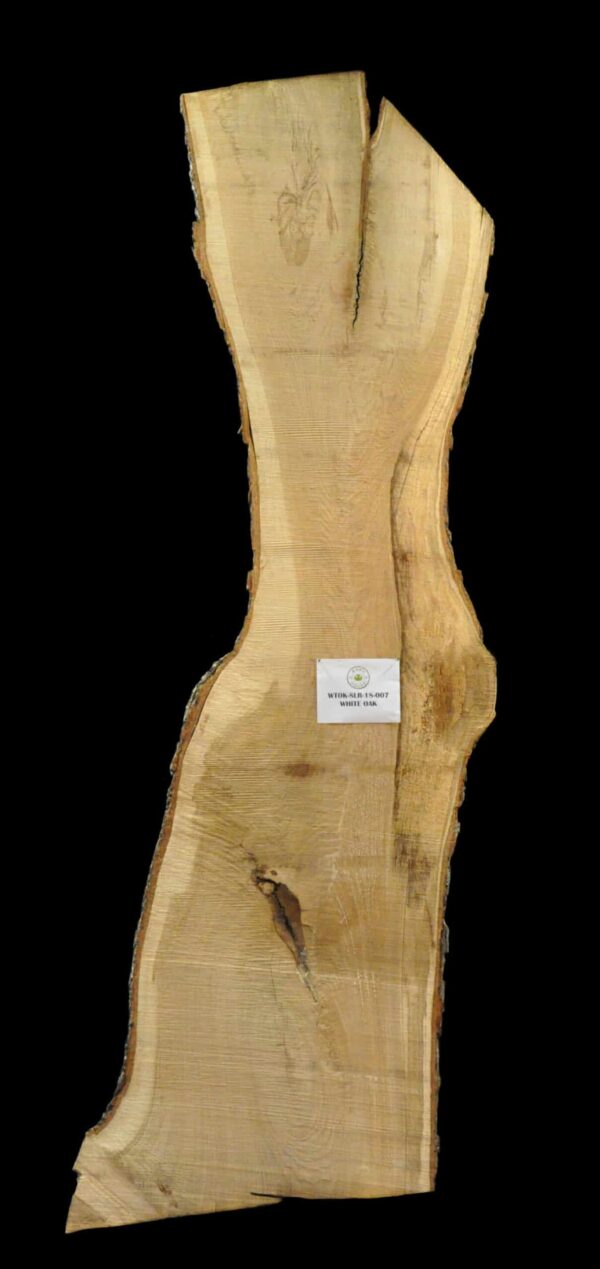153" White Oak Live Edge Slab [WTOK-SLR-18-0007]
