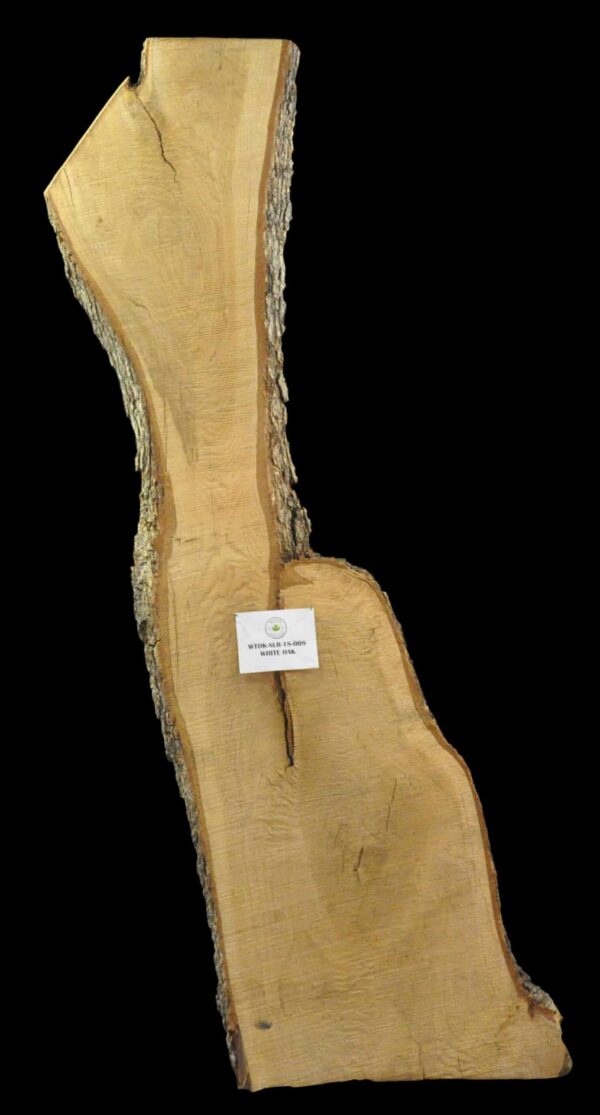 145" White Oak Live Edge Slab [WTOK-SLR-18-0008]