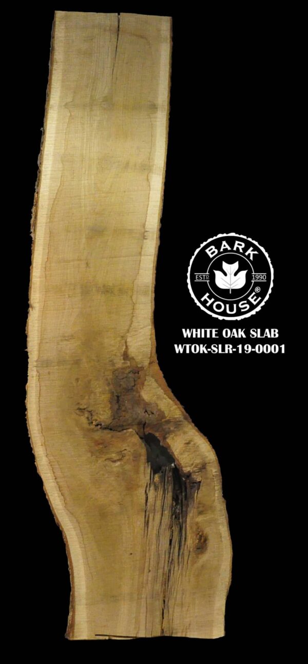 98" White Oak Live Edge Slab [WTOK-SLR-19-0001]