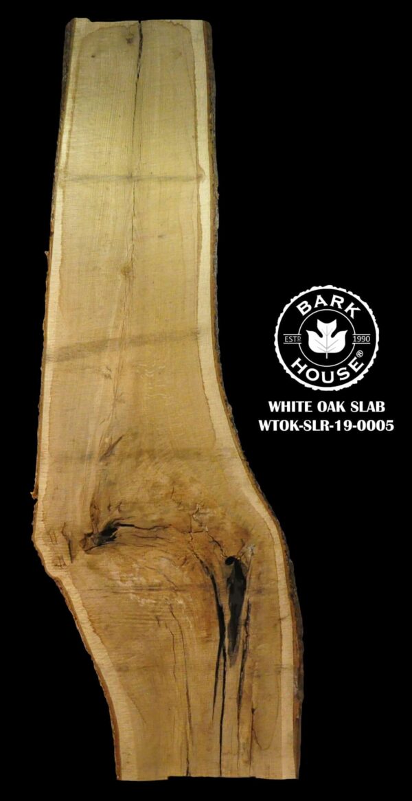 98" White Oak Live Edge Slab [WTOK-SLR-19-0005]
