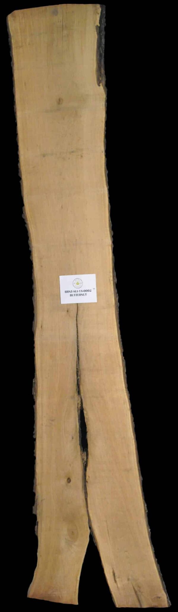 185" Butternut Live Edge Slab [BRNT-SLI-18-0002]