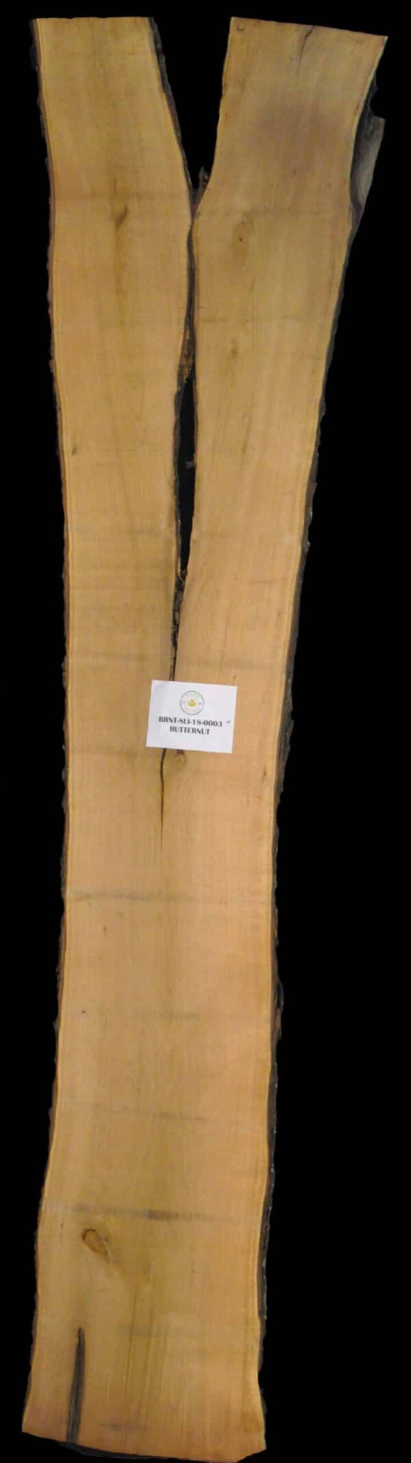 185" Butternut Live Edge Slab [BRNT-SLI-18-0003]