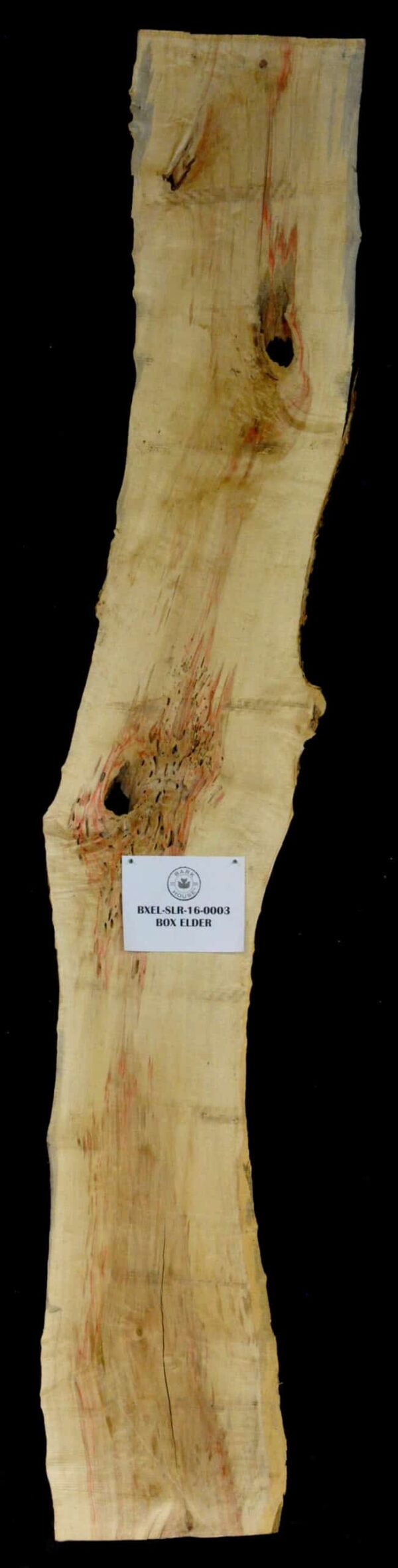 133" Box Elder Live Edge Slab [BXEL-SLR-16-0003]