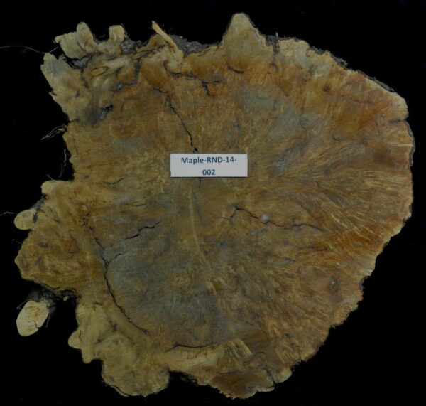 55"Maple Live Edge Round Slab [HRDM-RND-14-0002]