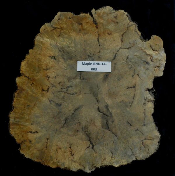 56" Maple Live Edge Round Slab [HRDM-RND-14-0003]
