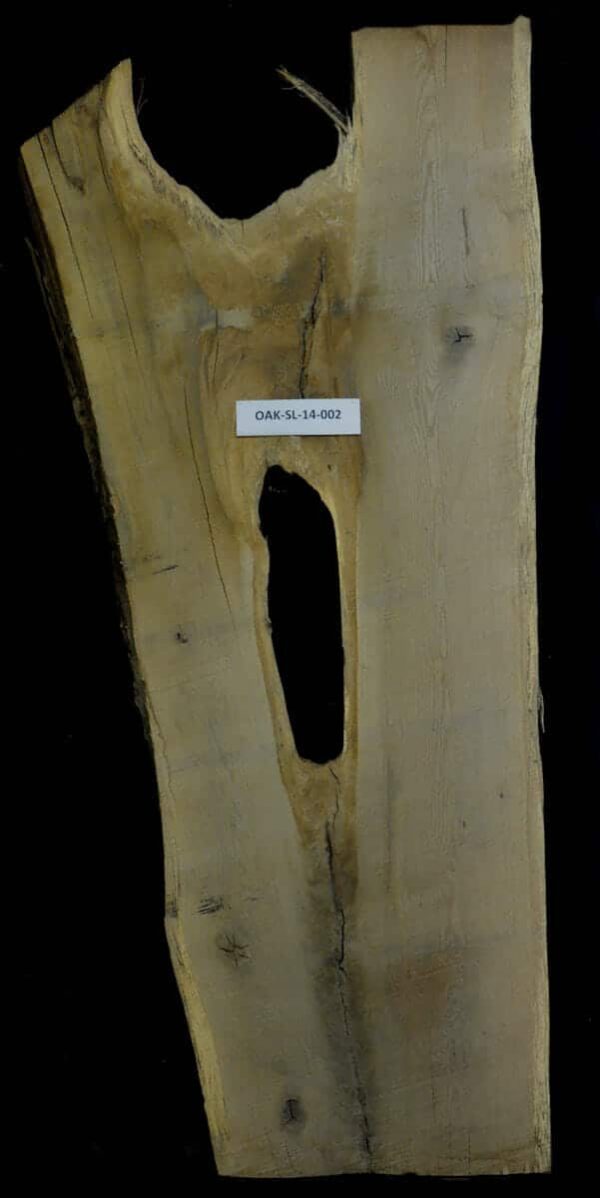 96" Oak Live Edge Slab [RDOK-SLR-14-0002]