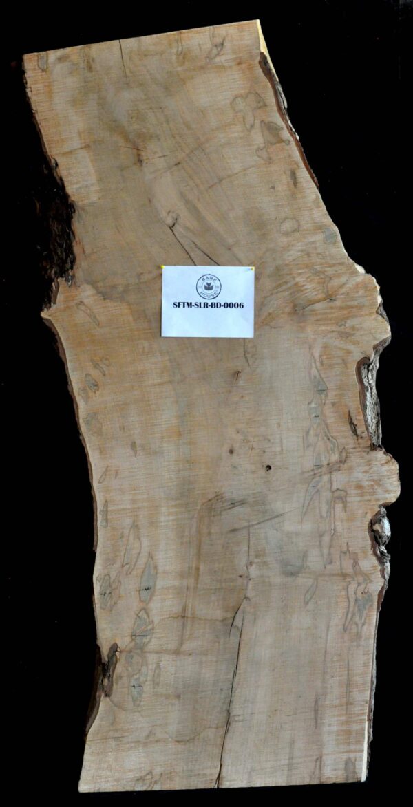 87" Soft Maple Live Edge Slab [SFTM-SLR-BD-0006]