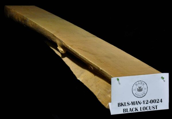 95" Locust Live Edge Mantel [BKLS-MAN-12-0024]
