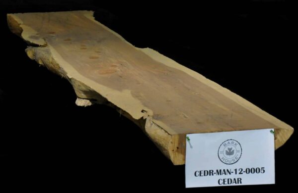 96" Cedar Live Edge Mantel [CEDR-MAN-12-0005]