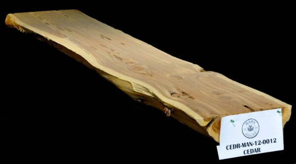 96" Cedar Live Edge Mantel [CEDR-MAN-12-0012]