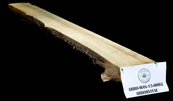 97" Arborvitae Live Edge Slab Mantel [ARBO-MAN-15-0002]