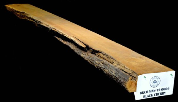 120" Cherry Live Edge Mantel [BKCH-MAN-12-0006]