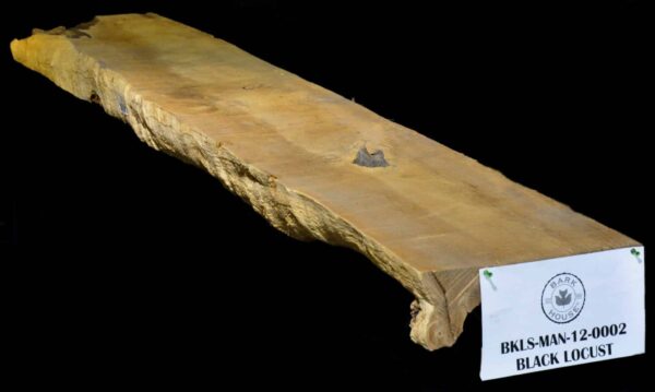 96" Locust Live Edge Mantel [BKLS-MAN-12-0002]