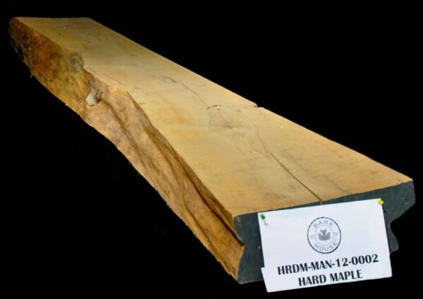 120" Maple Live Edge Slab Mantel [HRDM-MAN-12-0002]