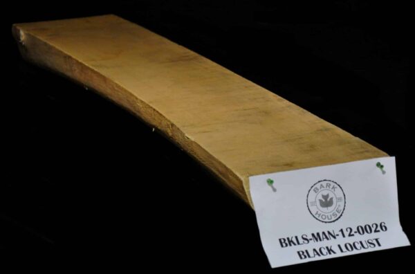 75" Black Locust Live Edge Mantel [BKLS-MAN-12-0026]