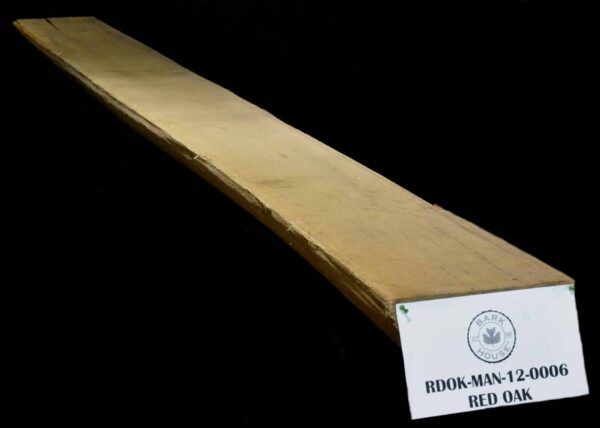 120" Oak Live Edge Mantel [RDOK-MAN-12-0006]